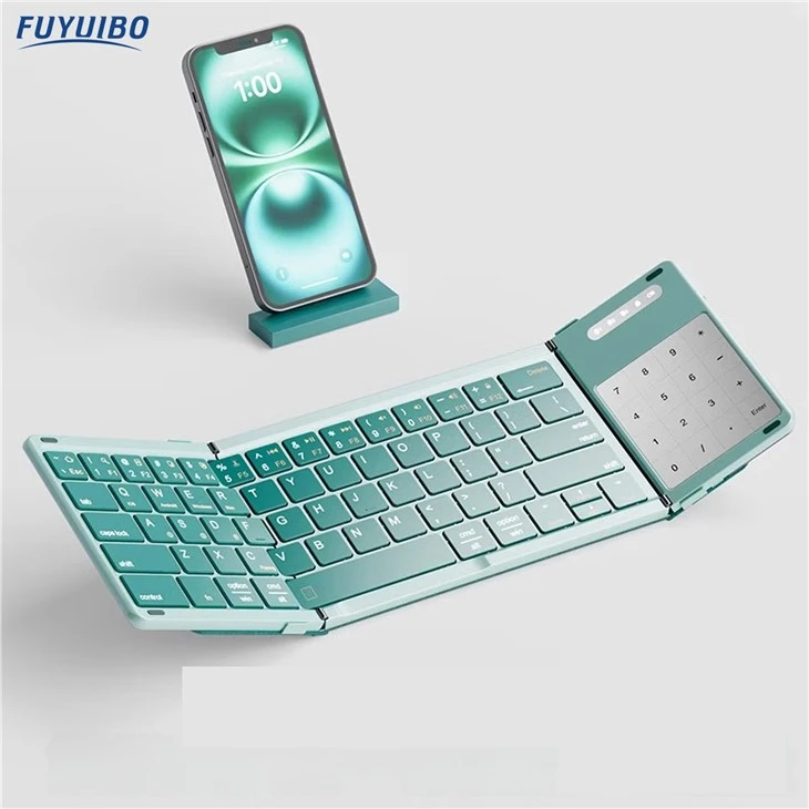 Foldable Wireless Bluetooth Keyboard With Touchpad